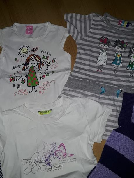 2x dívčí tričko 116/122, 116