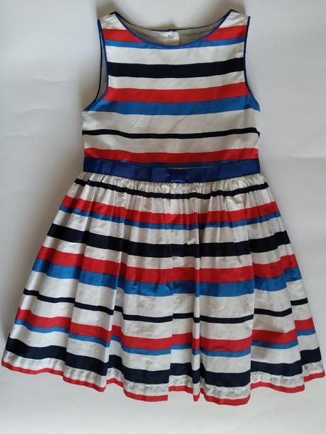 Pruhované šatičky, marks & spencer,104