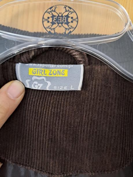 Sako dívčí manžestrové, l, l