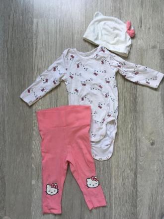 Komplet s hello kitty, h&m,68
