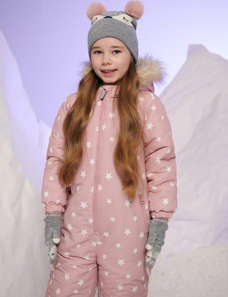Dívčí hvězdičková kombinéza zimní overal světlý, sinsay,98
