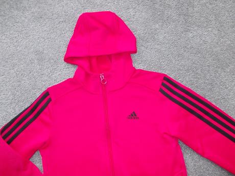 Malinová mikina adidas, vel. 152, adidas,152