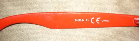 Dámské červené sluneční brýle,