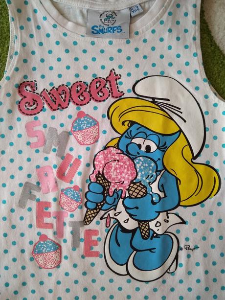 Šaty šmoulinka zn."smurfs" vel."86", 86