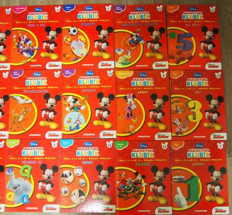 Knihy, knížky mickey, mickeyho klubík disney, 