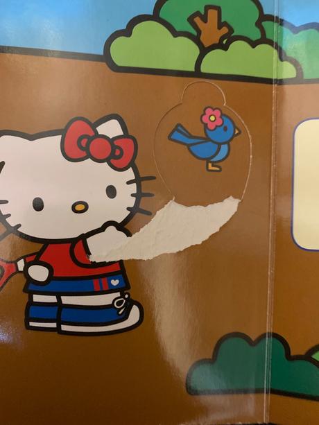 Sada knih s plyšovou hello kitty a kabelkou,