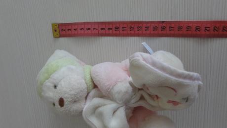 Plyšový medvídek s chrastítkem, 