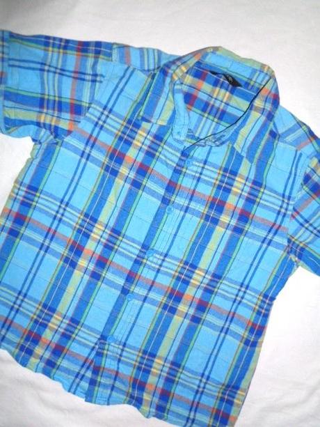 Super vzdušná tyrkysová káro košile, george,128