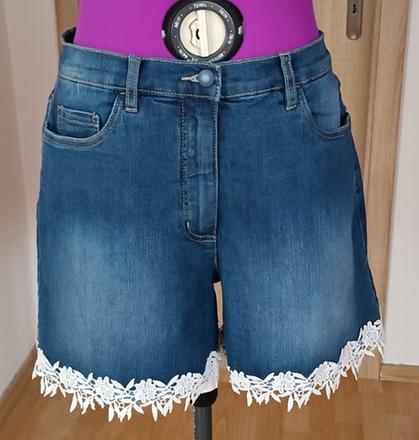 Riflové šortky vel.40, bonprix,40