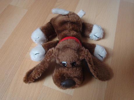 Pejsek plyšový - hnědý,