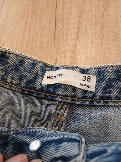 Džíny mom fit sinsay vel. 38, sinsay,38