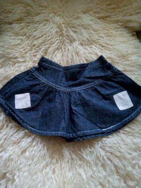 Riflová sukýnka zn.f&f,vel.74, f&f,74