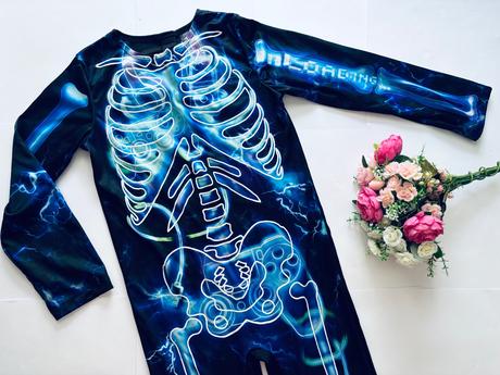 K5/ kostým kostlivce- v.9/10 let, 