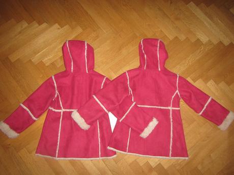 2x kabátek s kožešinkou, f&f, 116