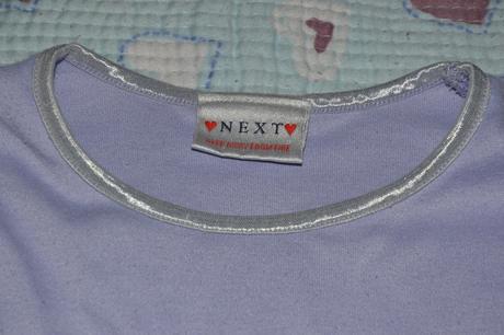 Noční košile next s princeznou, kamínky, next,128