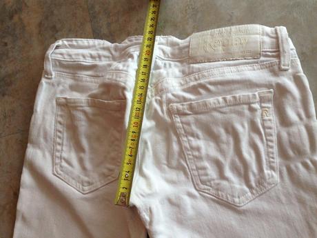 Bílé džíny bavlna replay na donošení vel.26 dámské, replay,s