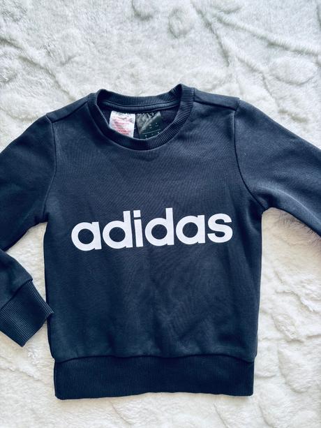 K7/ mikina černá zn. adidas - v.5/6 let, adidas,116