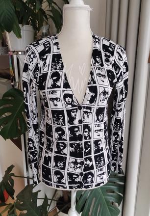 Svetr s originálním potiskem vel.m-l, m