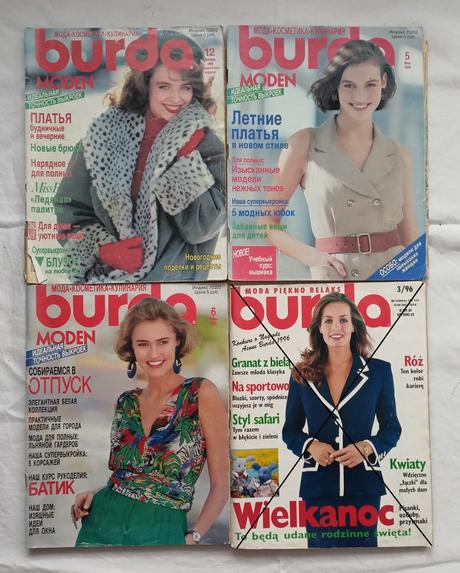 Retro časopisy burda,