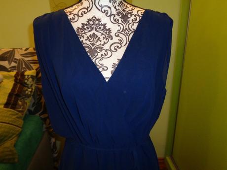 Krásné tmavomodré šaty uk 18, 38 / 46