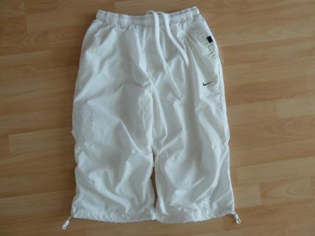 Bílé sportovní 3/4 kalhoty nike vel. l, nike,l