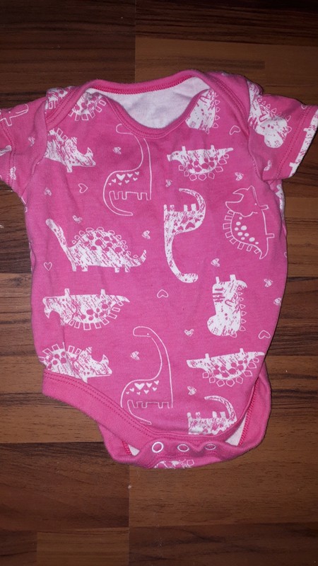 Růžové body s dinosaury 68 tu, tu,68