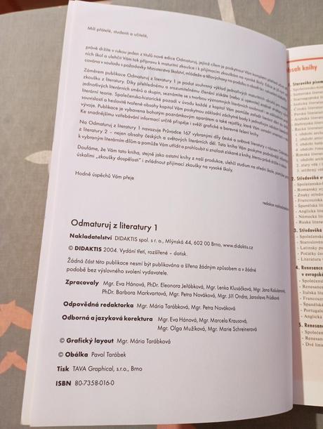 Odmaturuj z literatury, 