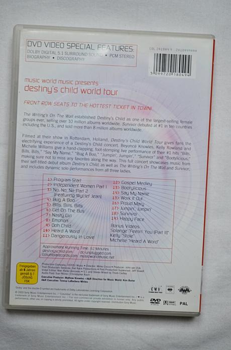 Dvd destiny s child, 