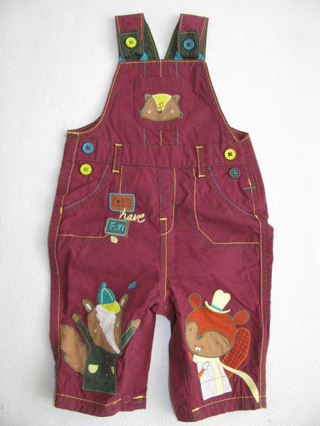 Plátěné kalhoty s laclem, george,68