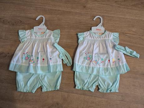E31 krásné letní šatičky baby vel. 56 - 62, 62
