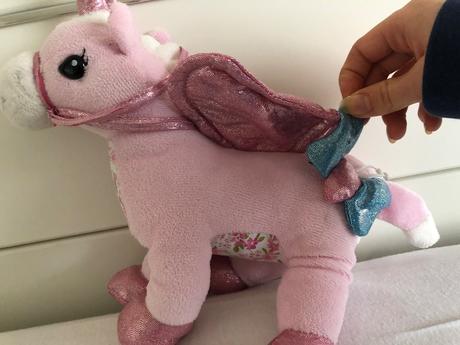 Plysovy jednorozci ruzovy a fialovy,