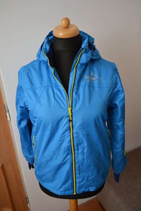Zimní lyžařská bunda vel 158/164 modrá, crivit,158