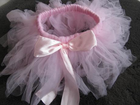 Růžová tylová sukýnka, 86