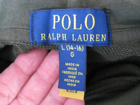 Luxusní olivově zelená mikina s kapucí /unisex, ralph lauren,170