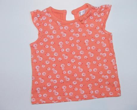 J367 tričko s kvítky vel. 62, m&co,62