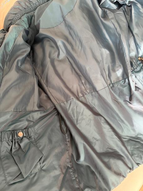 Prosivana bunda petrolejové barvy 36 heine, 36