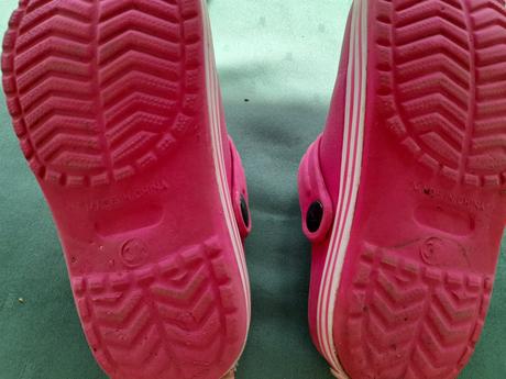 Růžové kroksy  crocks boty,sandále gumové, 31