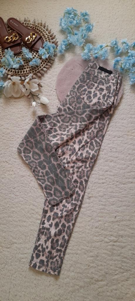 Only elegantní kalhoty s leopardím vzorem, only,m