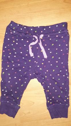 Bavlněné tepláčky, h&m,74