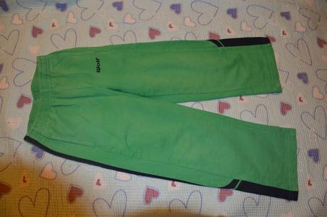 110/116 wolf zelené bavlněné tepláky, wolf,116