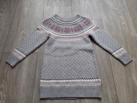 Pletené šaty, lupilu,98