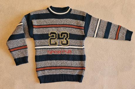 Dva chlapecké svetry, svetříky, vel.110/116, 110