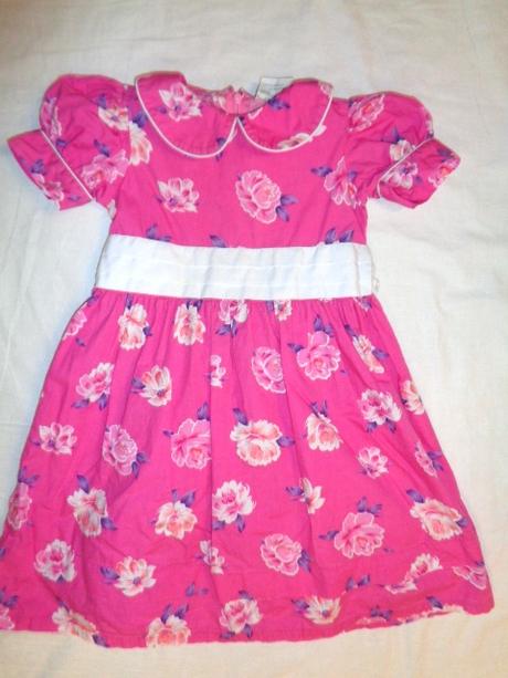 Luxusní sytě růžové květované šaty - slavnostní, girl2girl,86