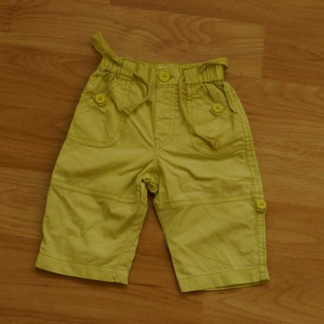 Svetlonce zelene kalhoty / sortky 2 v 1 vel.62 h&m, h&m,62