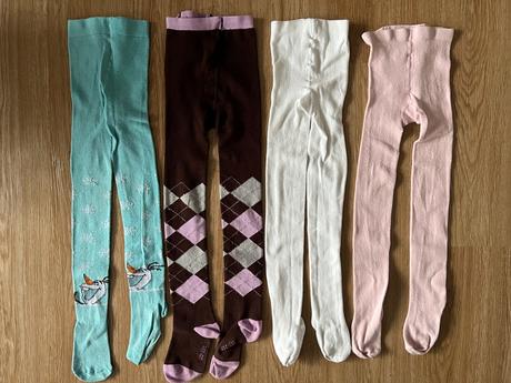 Dívčí punčocháče - 4ks - c&a/bellinda, vel.122/128, c&a,122