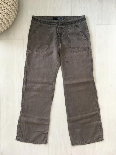 Dámské letní lněné kalhoty, vel. xs - s, s