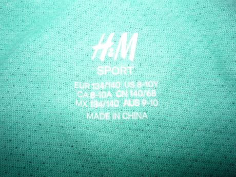 Sportovní pružné dívčí tílko, h&m,134