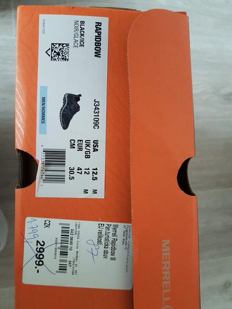 Sportovní obuv merrell, merrel,47