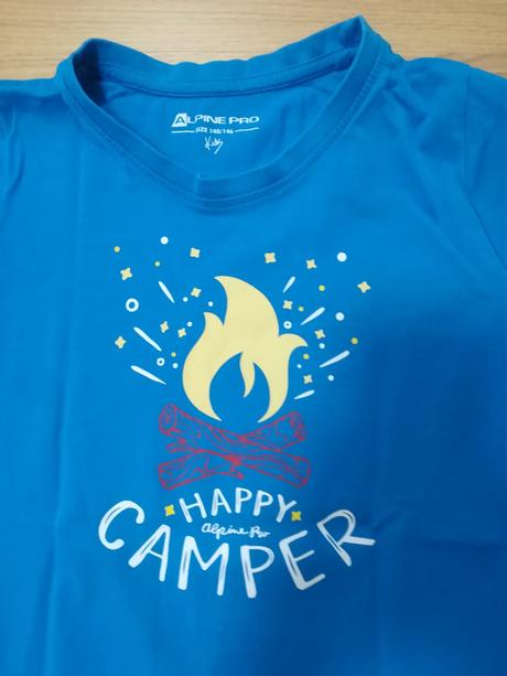 Tričko alpine pro happy camper, alpine pro,140