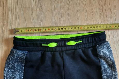 Tepláky chlapecké černé hm sport, h&m,110